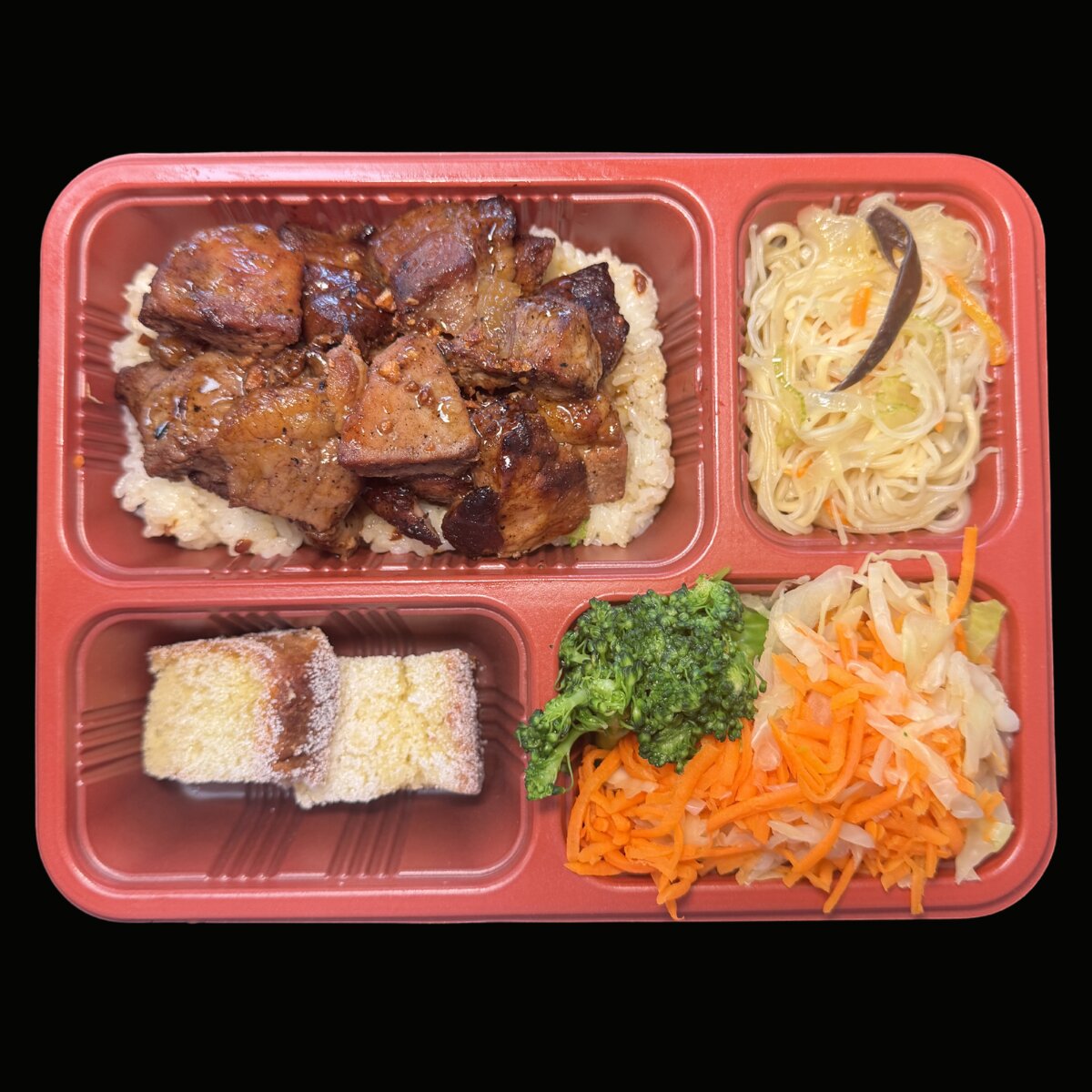 Pork BBQ Bento - La Boite Bento Asiatique