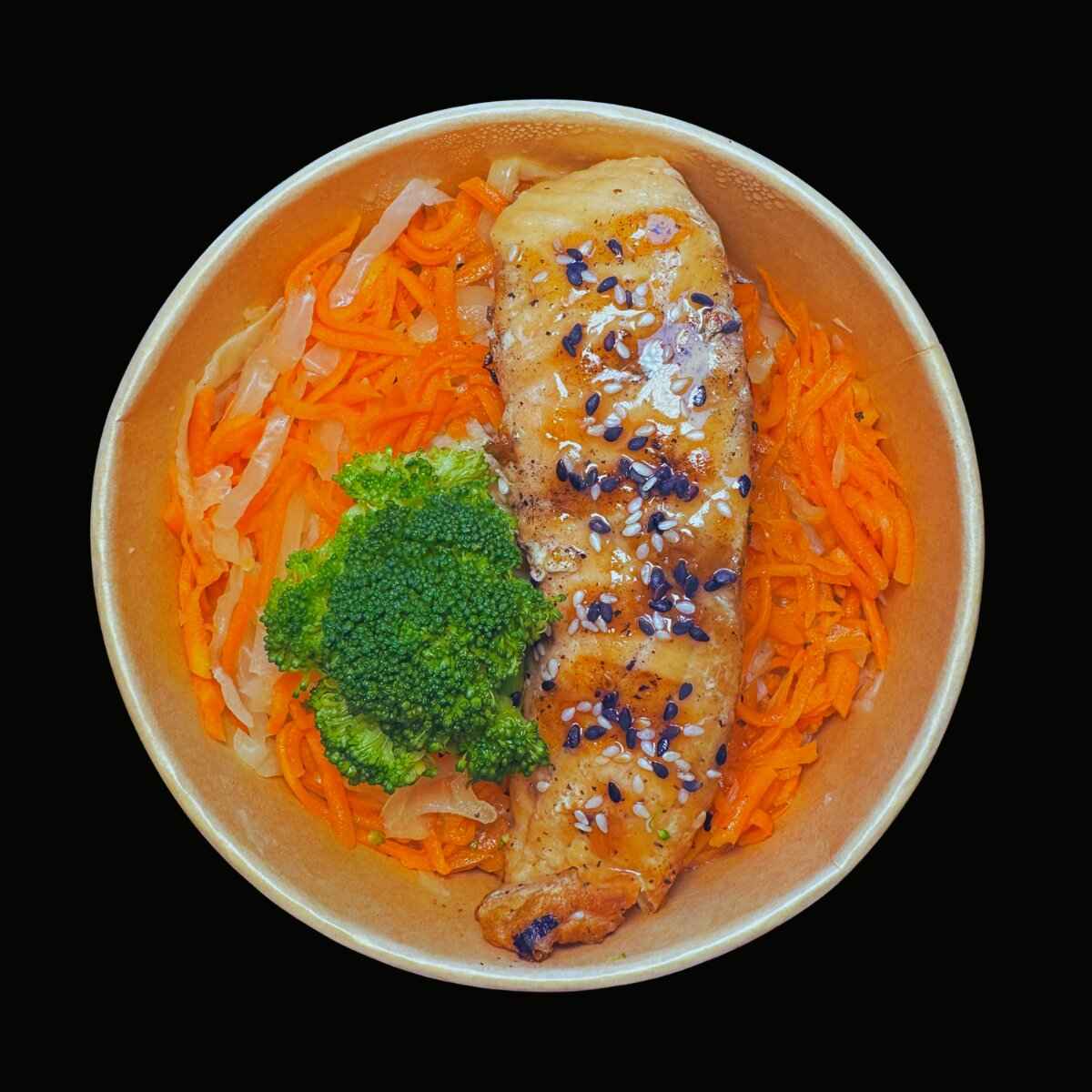 Miso-Glazed Salmon Bowl - La Boite Bento Asiatique
